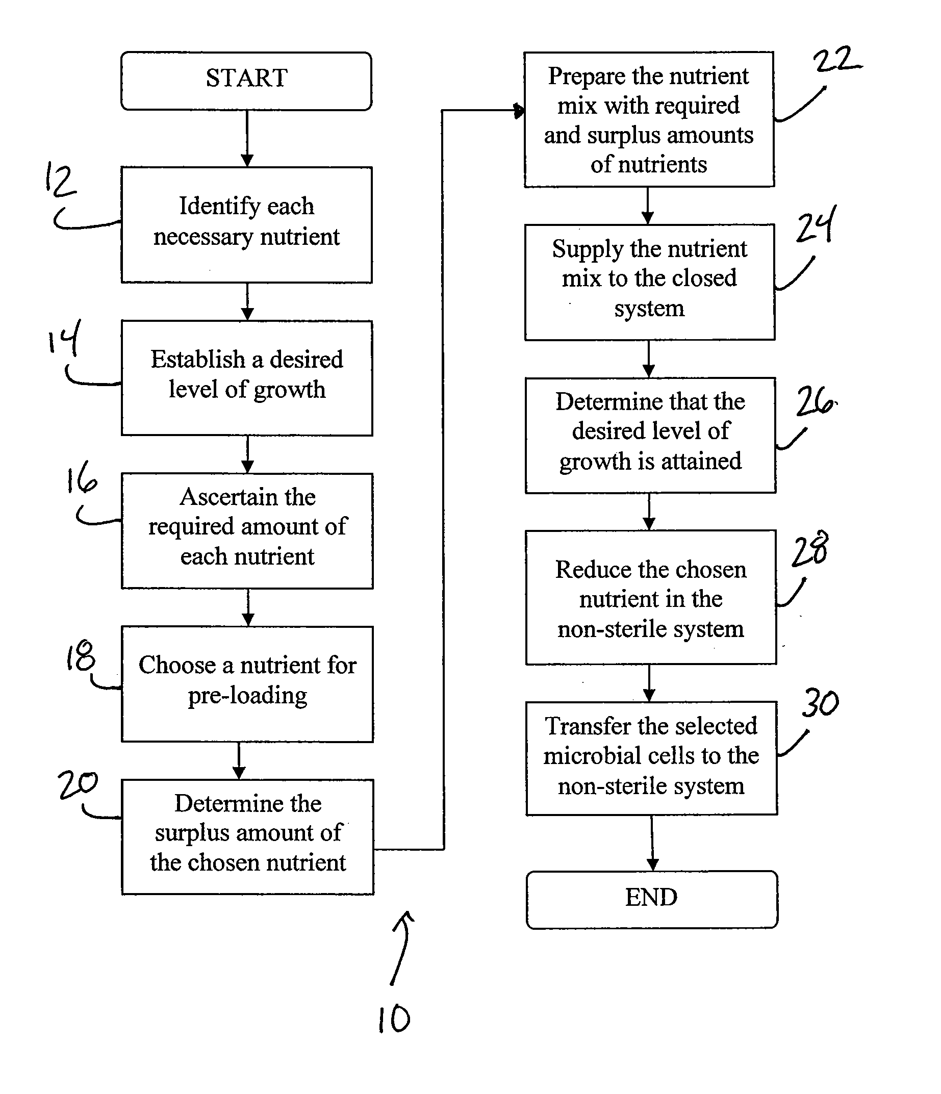 Method for Nutrient Pre-Loading of Microbial Cells