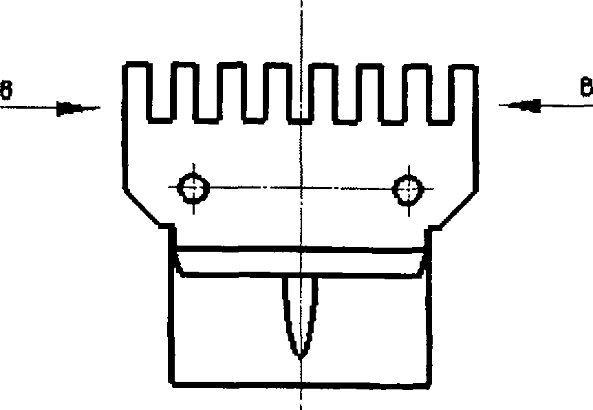 Dynamic-contact braided-line cold press of circuit breaker