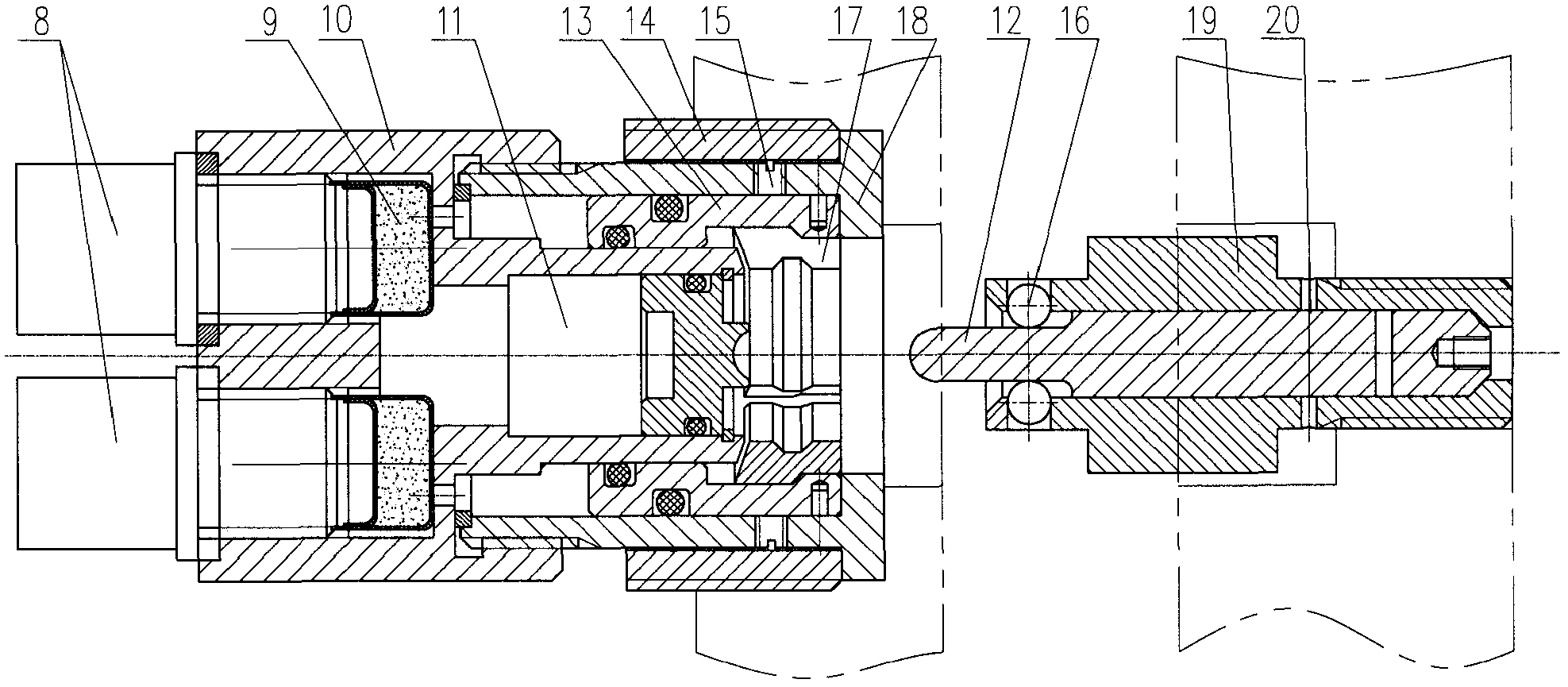 A connection and separation device for spacecraft