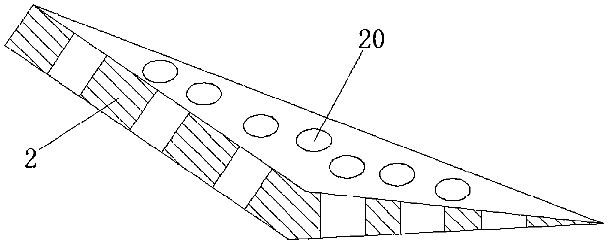 Greening garbage recycle processing device for gardens