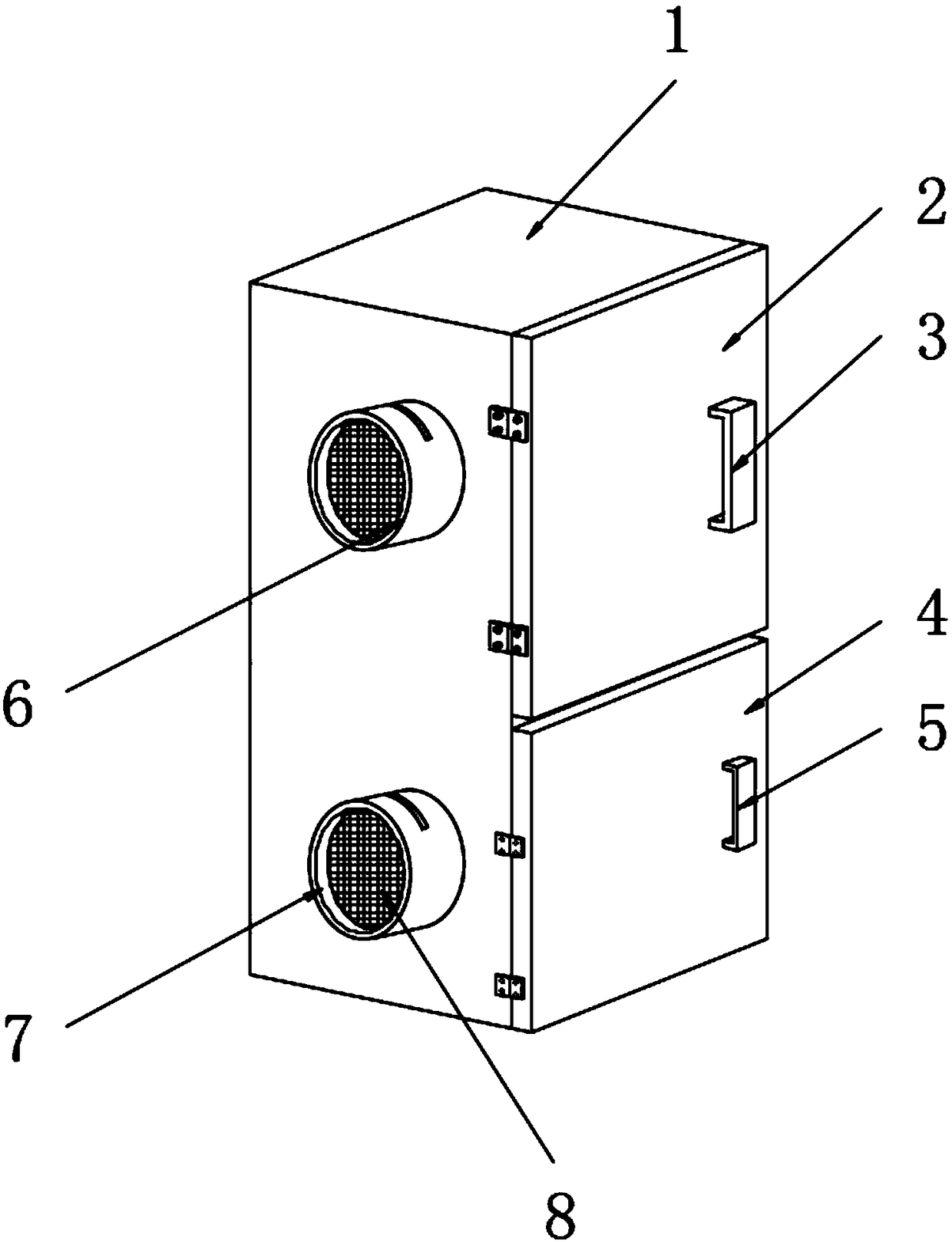 Carbon dioxide increasing device for vegetable greenhouse