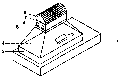 Water treatment photocatalytic reaction device