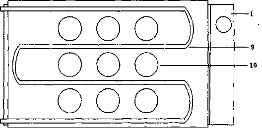 Water treatment photocatalytic reaction device