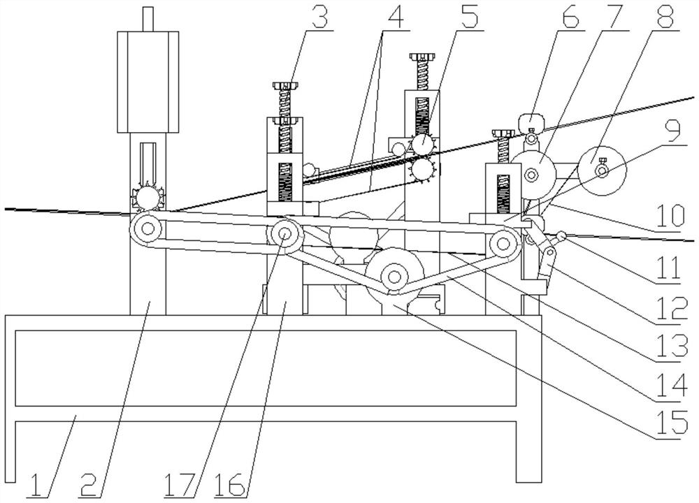 Shoemaking fabric combined automatic pasting device