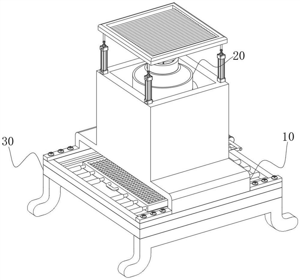 Medicine crushing and filtering device based on plant extraction