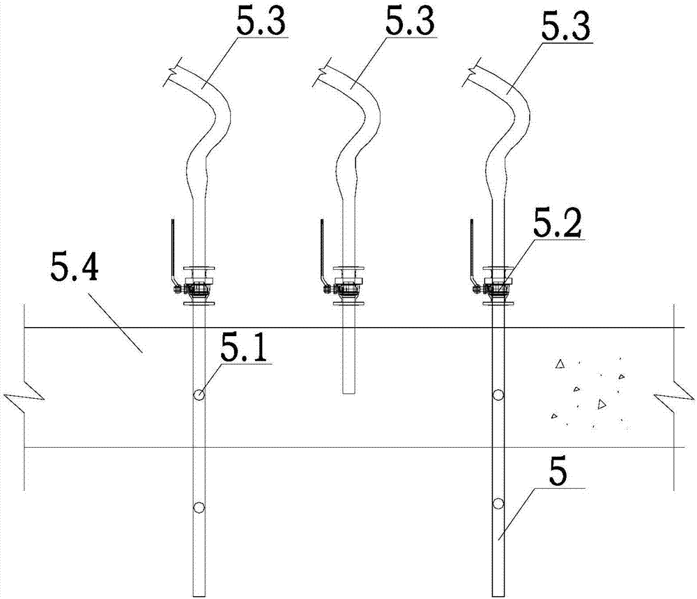 Concrete face rockfill dam leakage underwater blocking structure and method