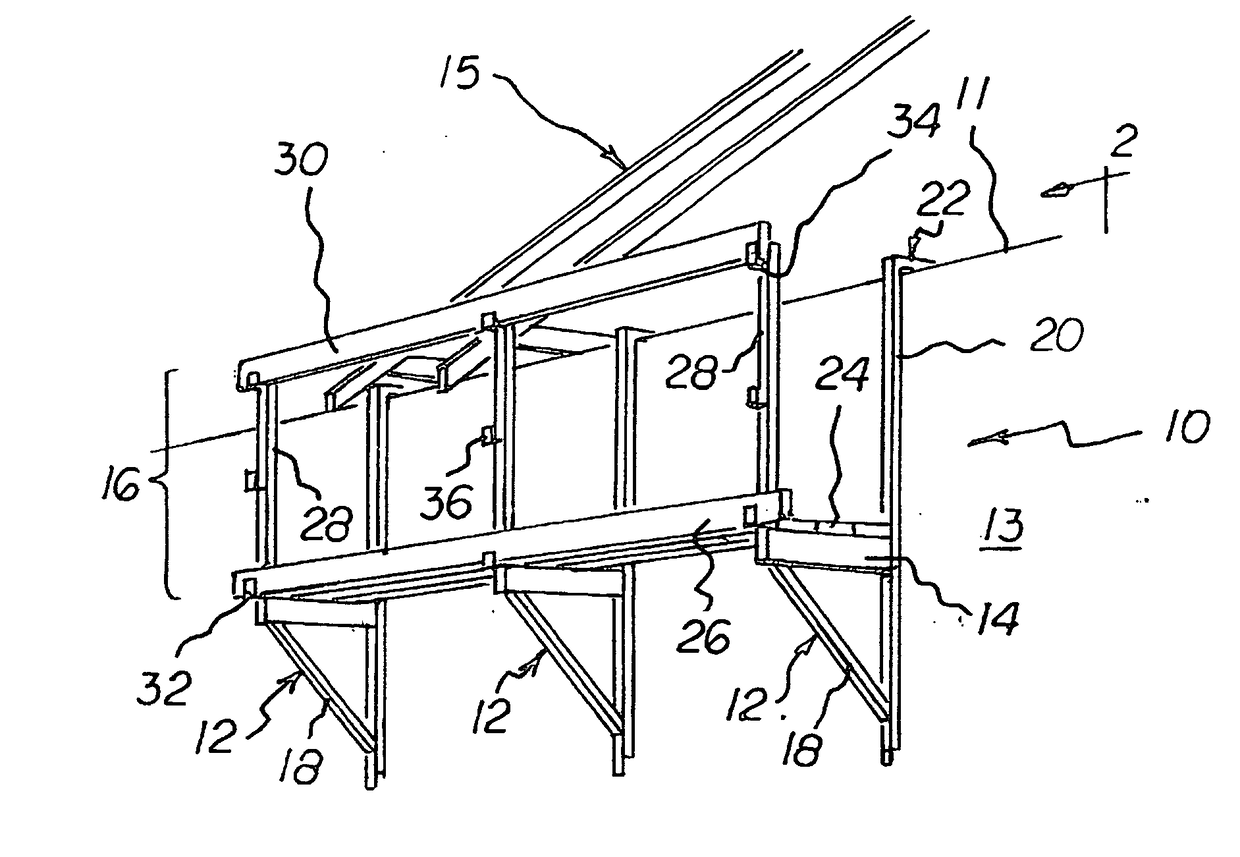 Safety platform scaffold apparatus