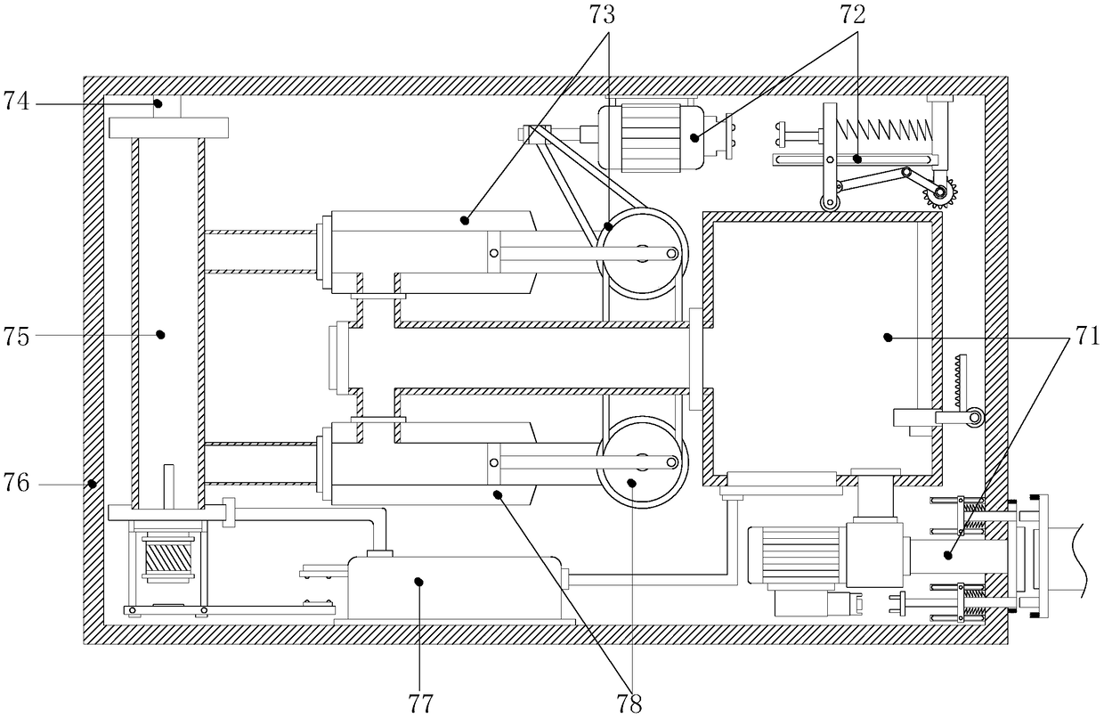 Small agricultural mechanical irrigation device