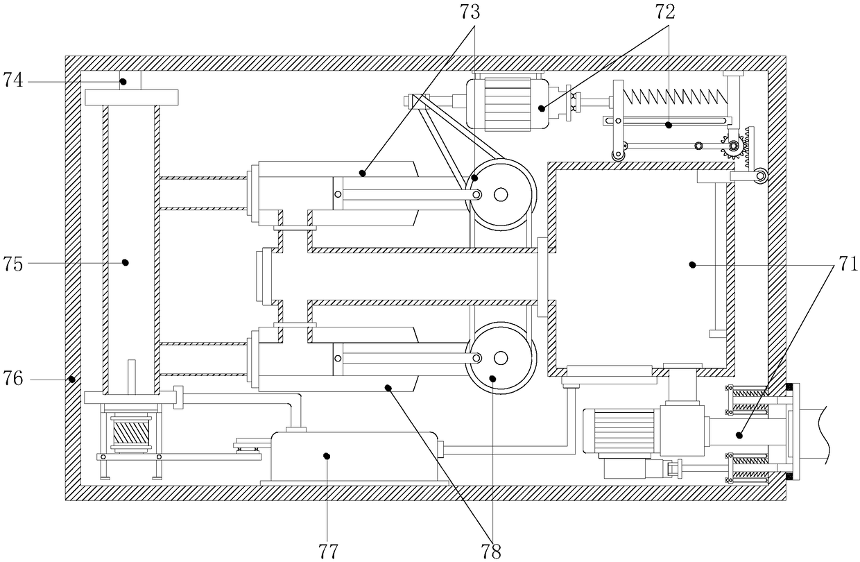 Small agricultural mechanical irrigation device