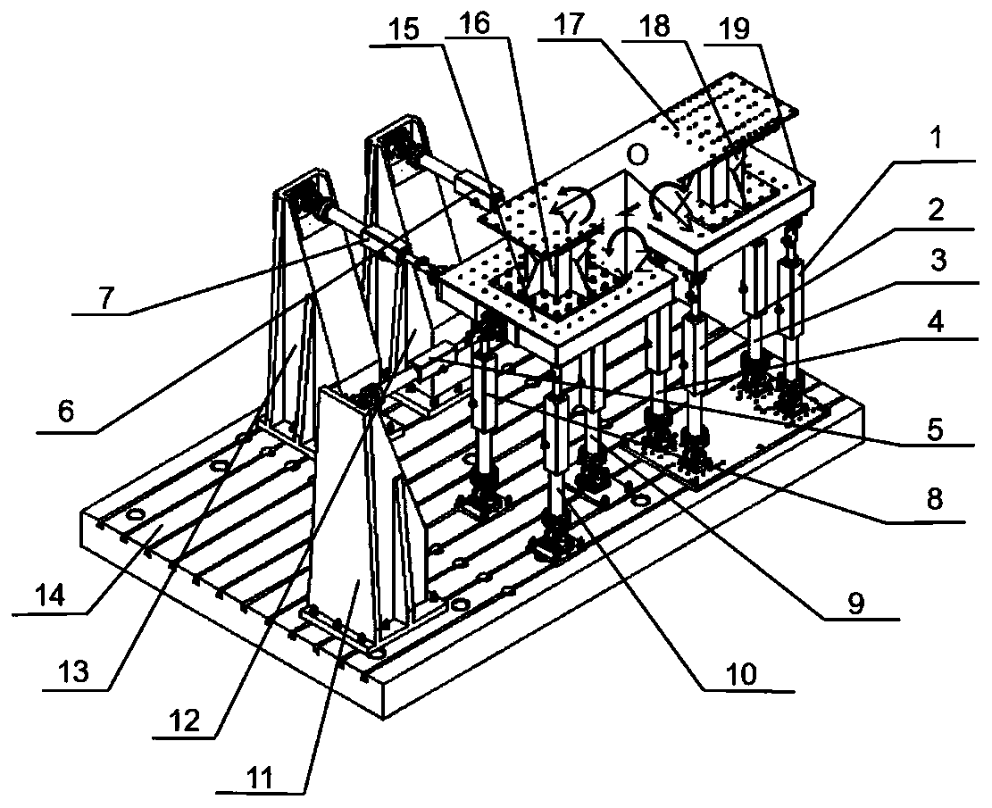 A six-degree-of-freedom dual electro-hydraulic shaking table array simulation system disturbance force compensation method