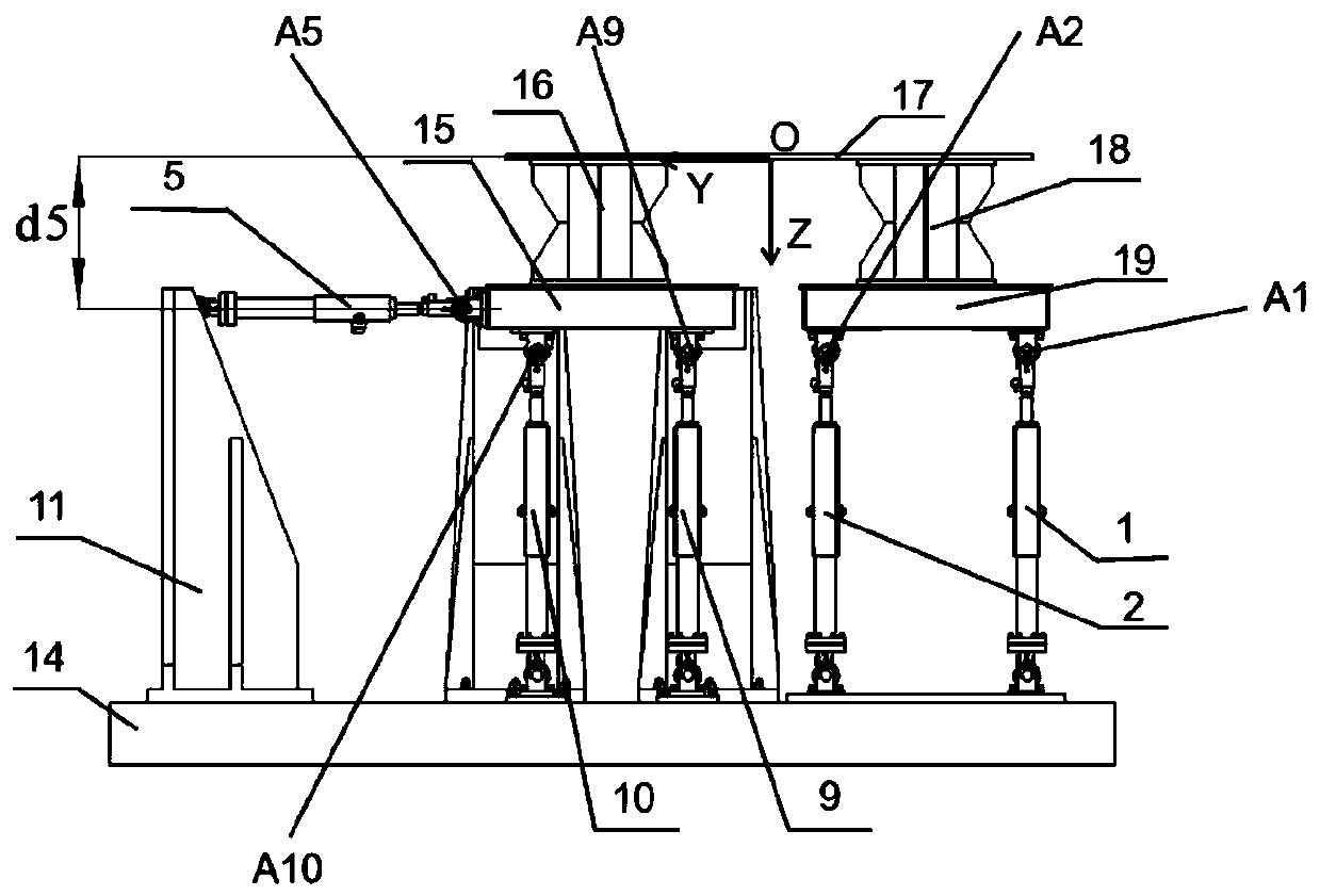 A six-degree-of-freedom dual electro-hydraulic shaking table array simulation system disturbance force compensation method