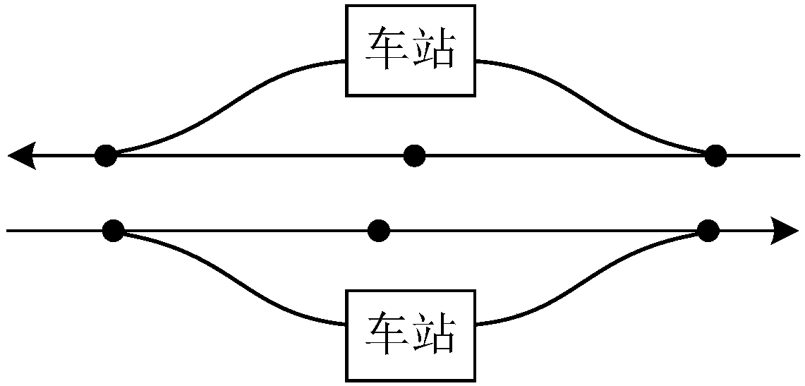 Offline station for rail transit system and rail transit system