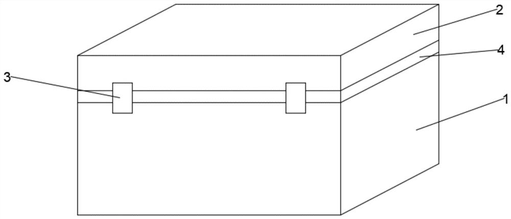 A heat-insulated and flame-retardant new energy battery box