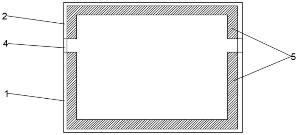 A heat-insulated and flame-retardant new energy battery box