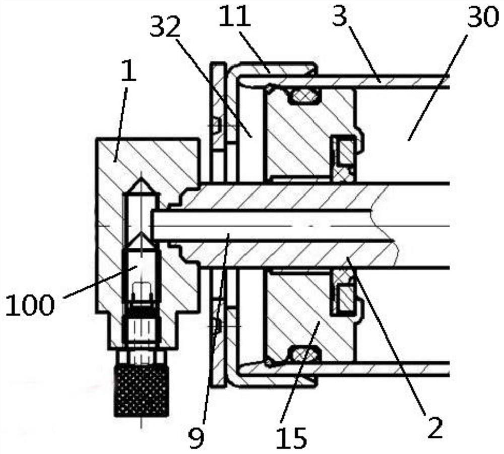 A single-tube adjustable shock absorber