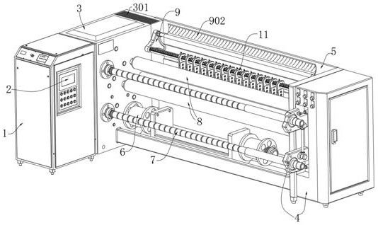 Dividing and cutting machine with straight knife dividing and cutting mechanism and using method of dividing and cutting machine