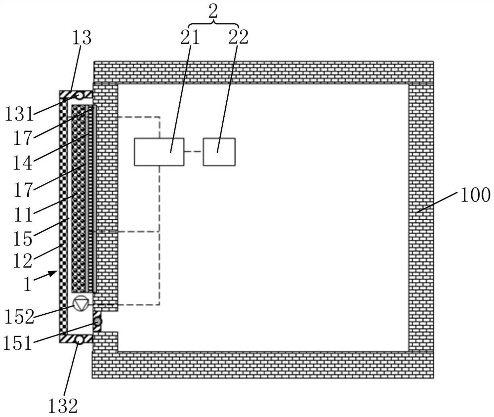 House heat removal and dehumidification system and using method