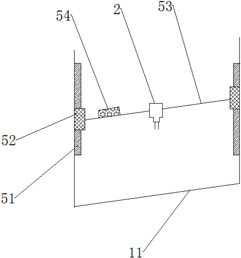 Rainwater monitoring device arranged on roof