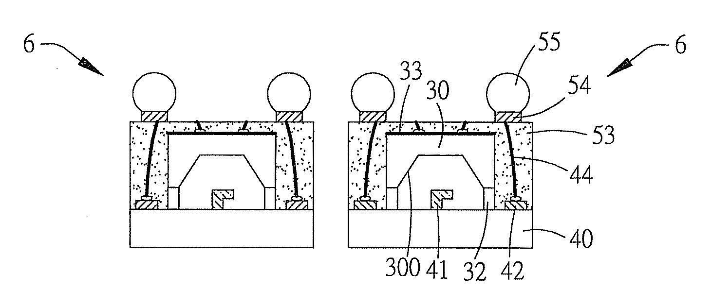 Package structure having MEMS elements and fabrication method thereof