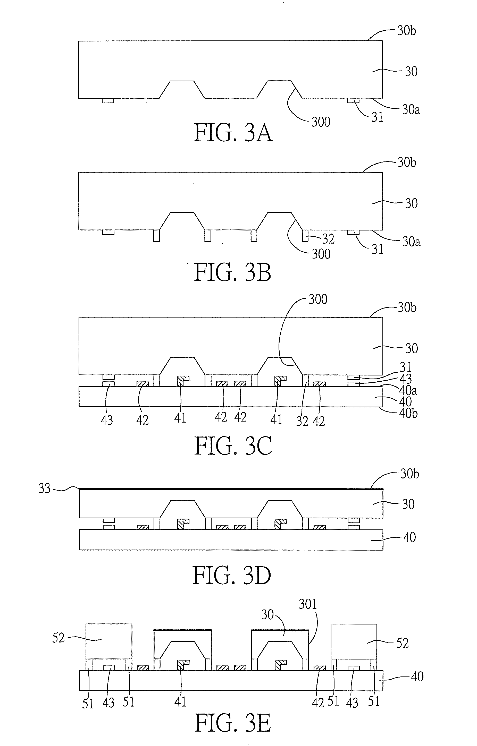 Package structure having MEMS elements and fabrication method thereof