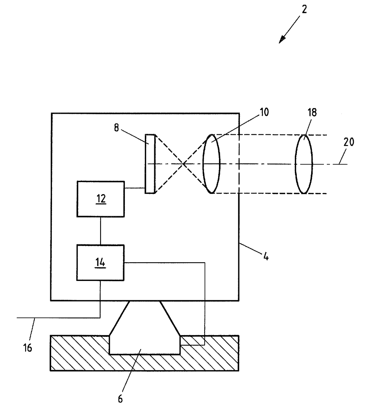 Surveillance Camera, System Having a Surveillance Camera and Method for Operating a Surveillance Camera