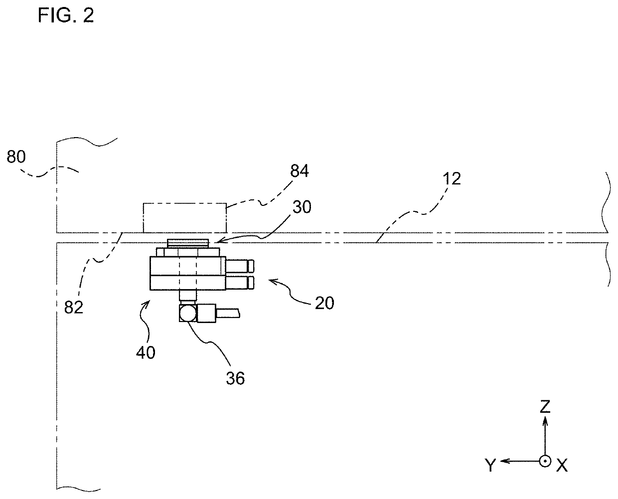 Bottom gas purge unit, load port apparatus, and bottom gas purge method