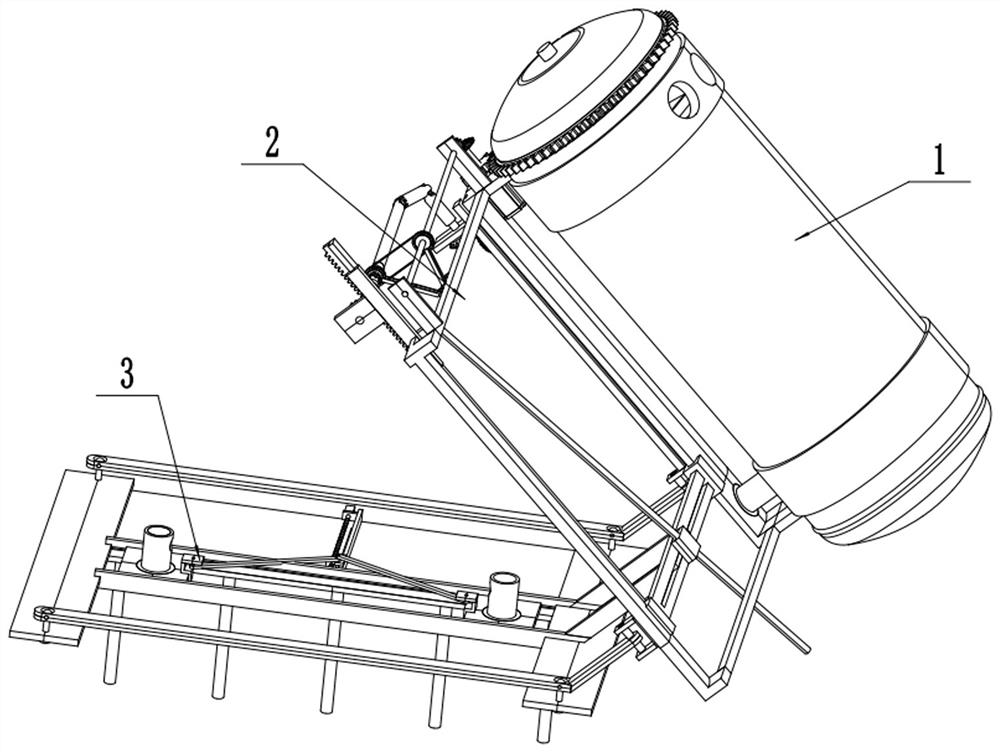 Concrete pouring equipment for bridge construction