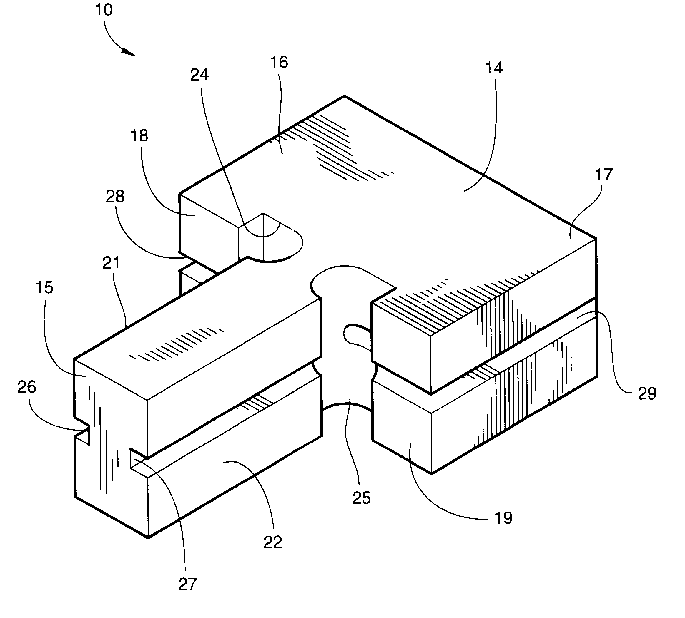 Masonry line block and corner pole