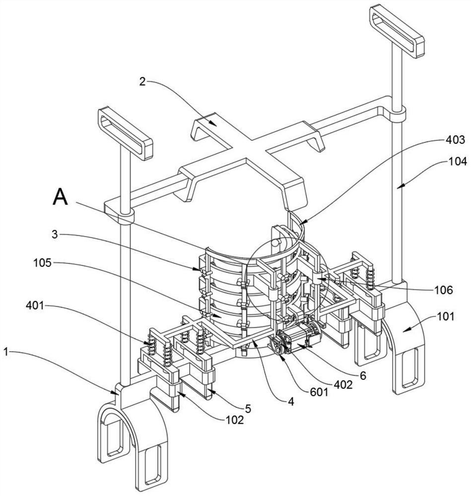 Neck auxiliary treatment device for general surgery department