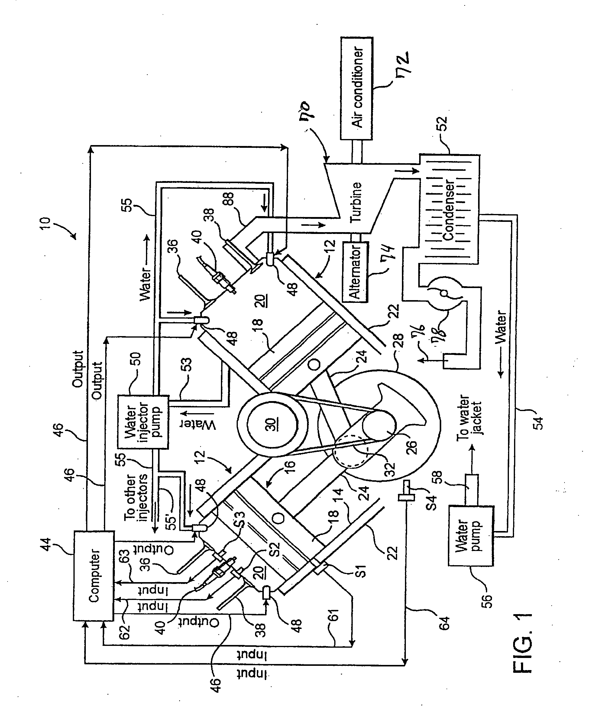 System and method for recovering wasted energy from an internal combustion engine