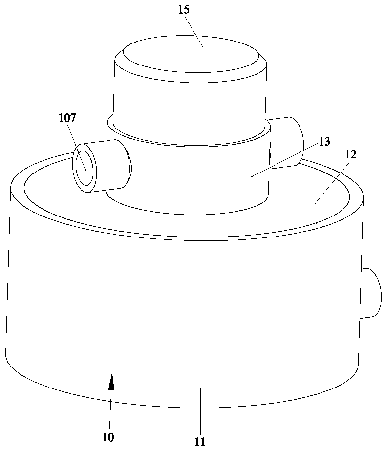 Automatic energy-saving gluing device for horn production