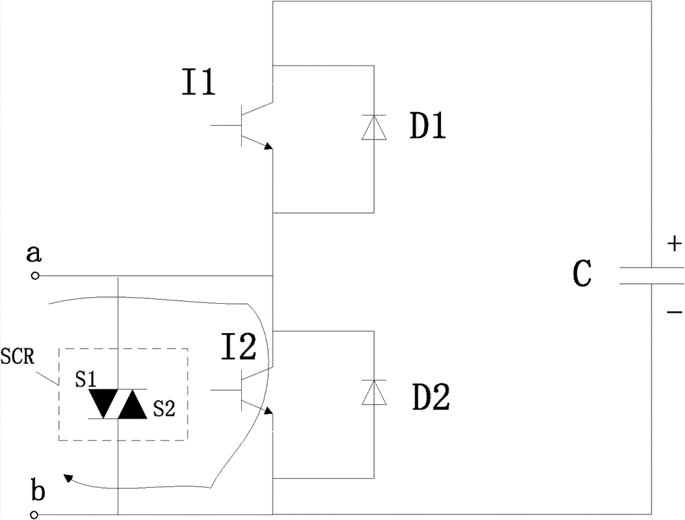 Three-phase UPQC (Unified Power Quality Controller) topology circuit based on MMC (Multi Media Card)