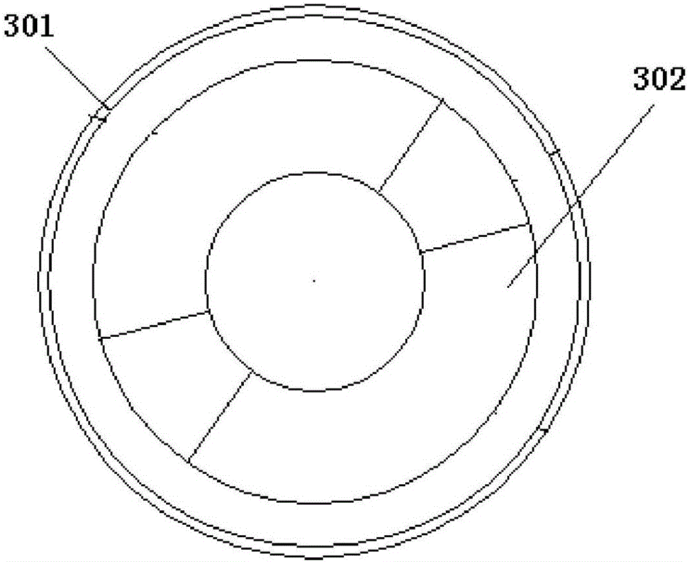 Speed adjustable and automatic feeding device for taking core from intact loess hollow cylindrical sample