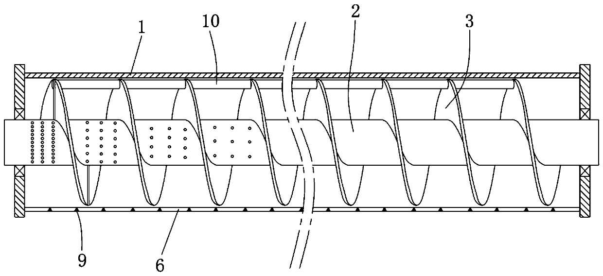 Forage grass grading and conveying device