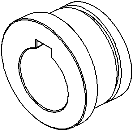 Novel double-sided meshing double-arc bevel gear nutation reducer and working method thereof