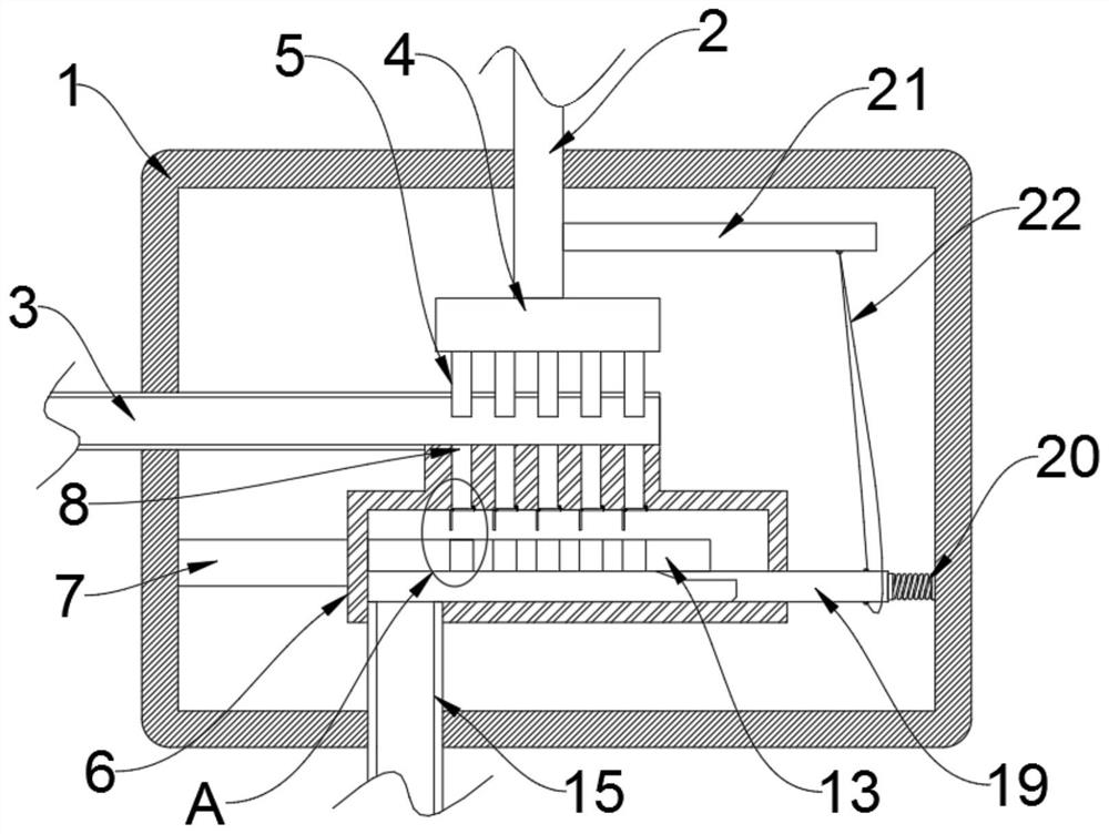 Metal powder continuous extrusion forming device