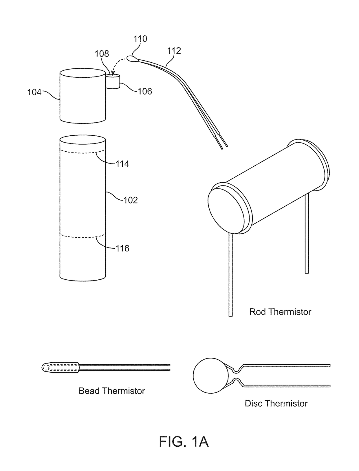 Method and apparatus for attaching battery temperature sensor