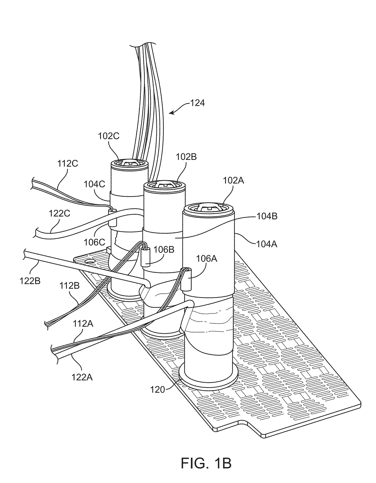 Method and apparatus for attaching battery temperature sensor