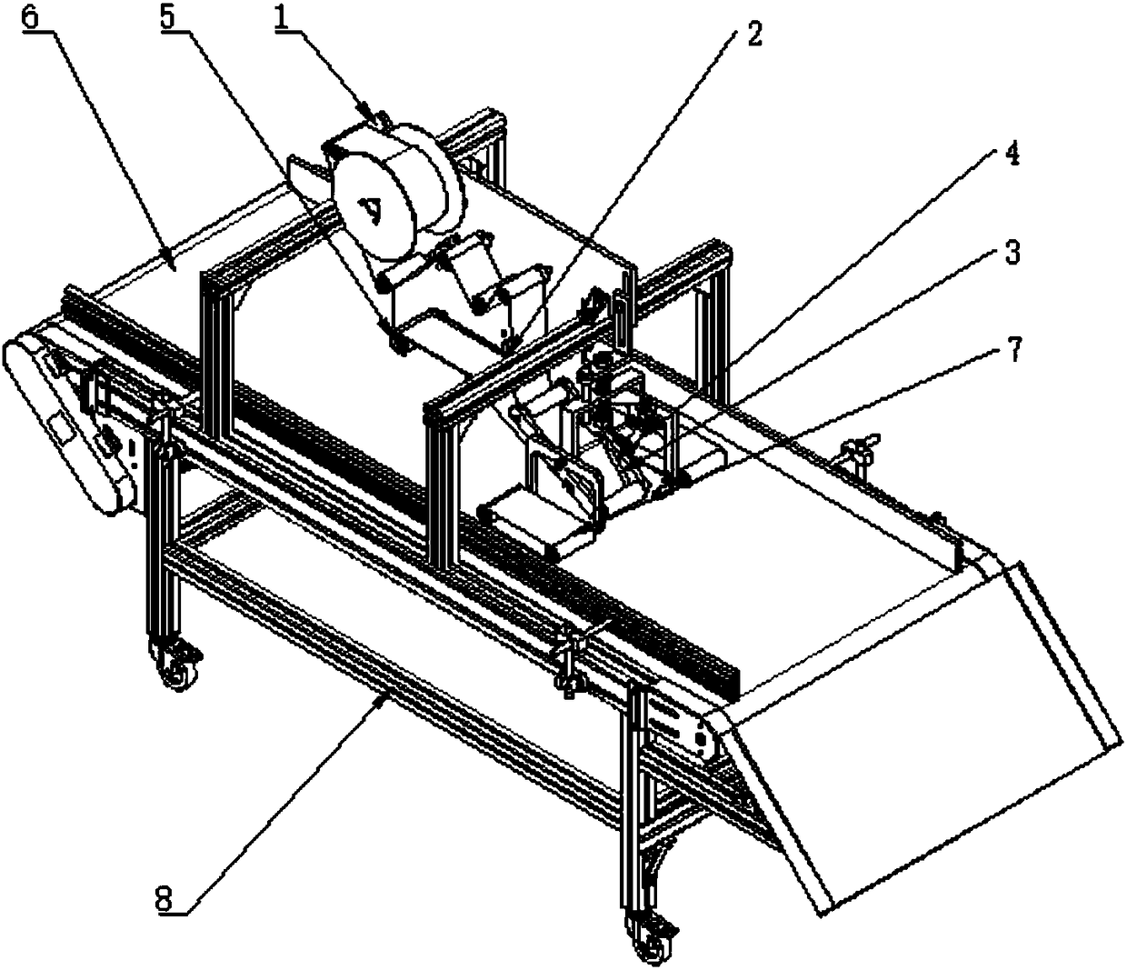 Souvenir bag labeling machine