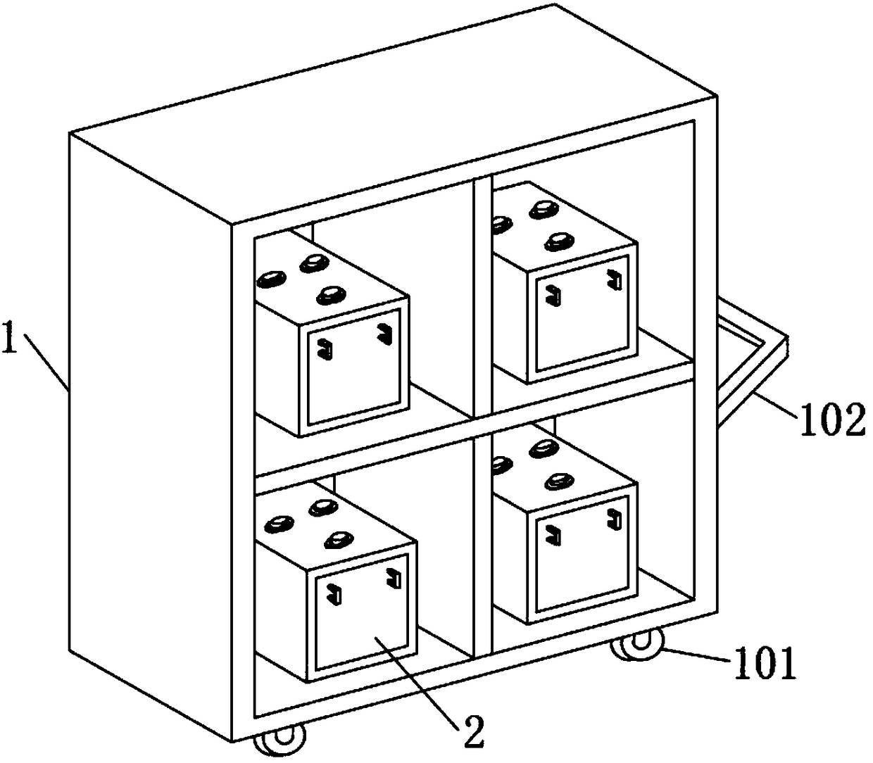 Indoor plant cultivation device with laser growth lamps