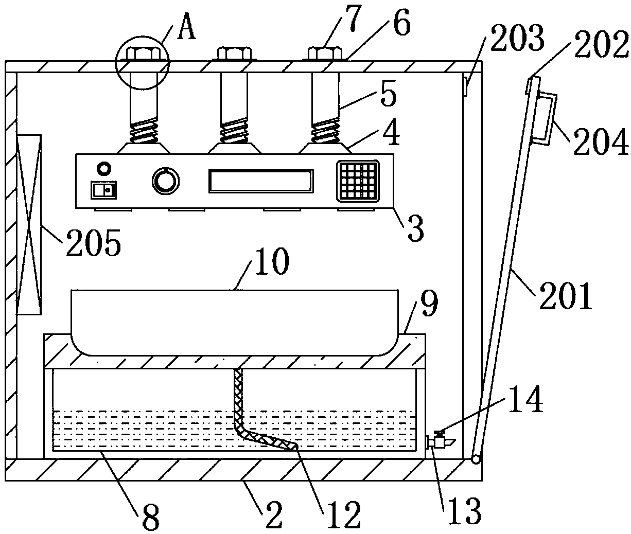 Indoor plant cultivation device with laser growth lamps