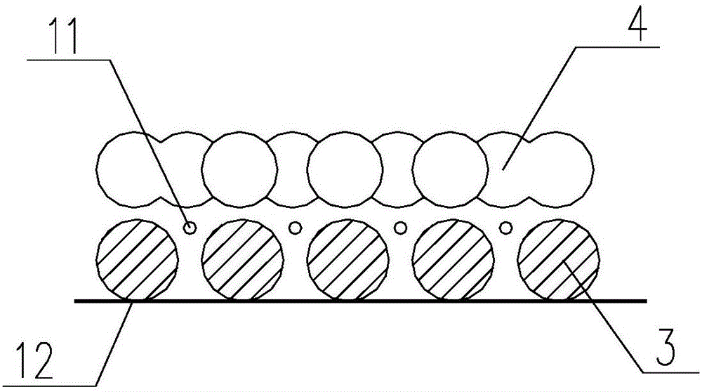 Foundation pit separation construction method