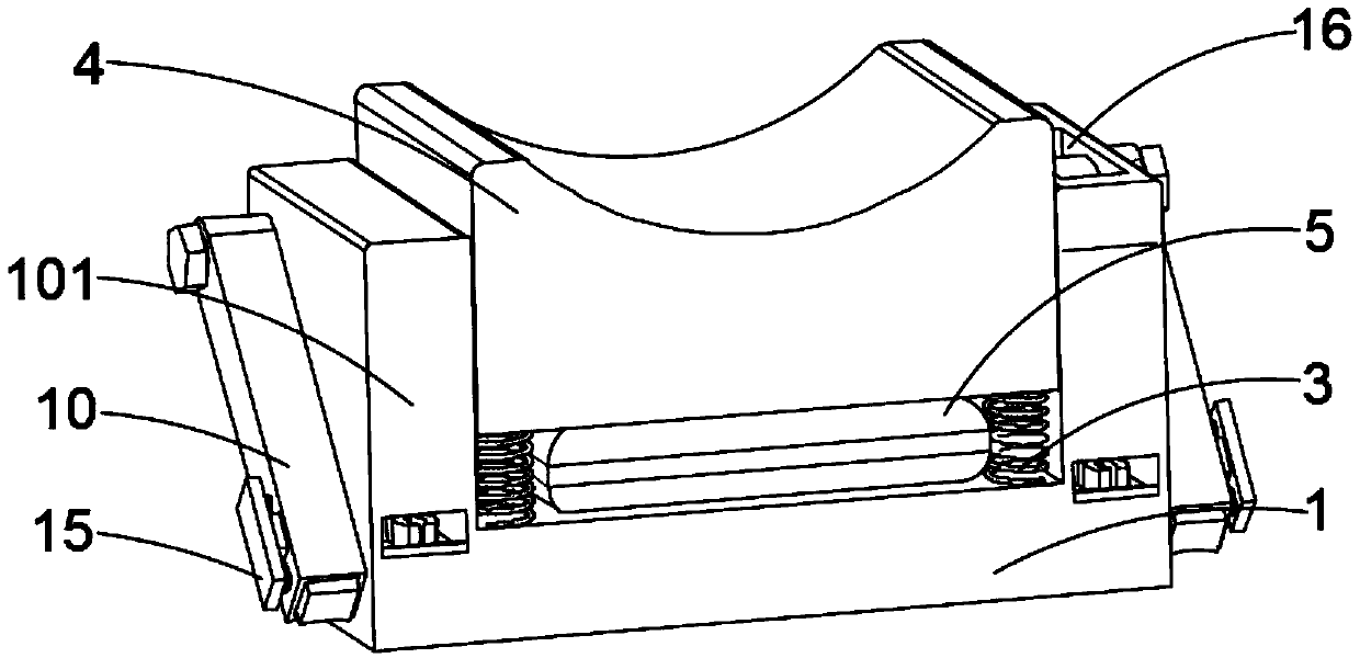 Integrated composite pillow special for ultrasonic department