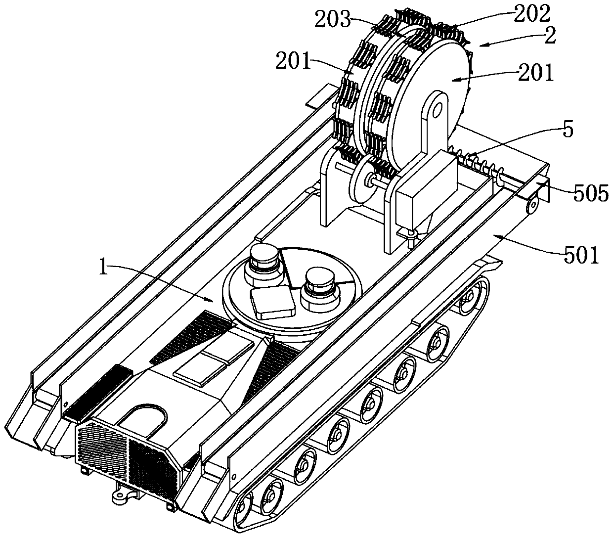 Drilling machine equipment with synchronous extraction function for coal mine production