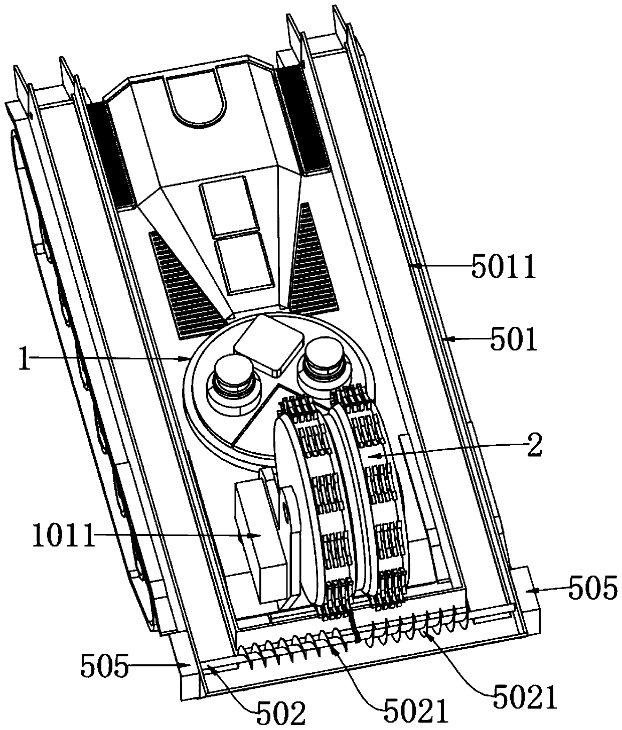 Drilling machine equipment with synchronous extraction function for coal mine production