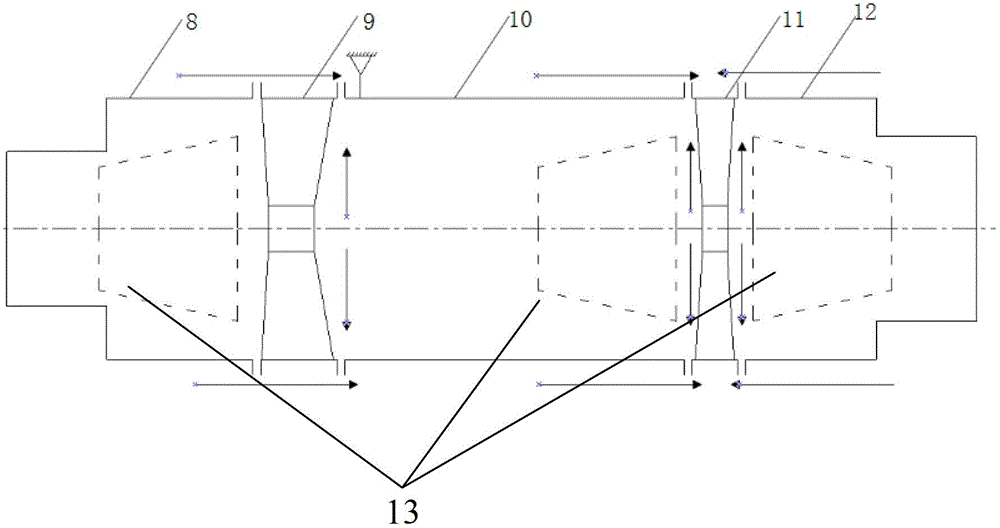 Two-stage turbocharger for aviation piston engine