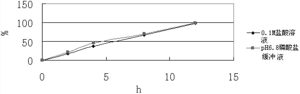 Slow-release composition containing L-milnacipran and preparation method thereof