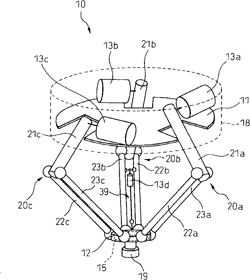 Parallel link robot