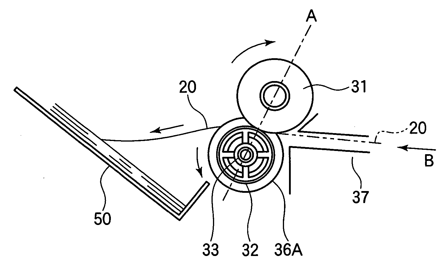 Medium discharging mechanism and image forming apparatus that employs the medium discharging mechanism