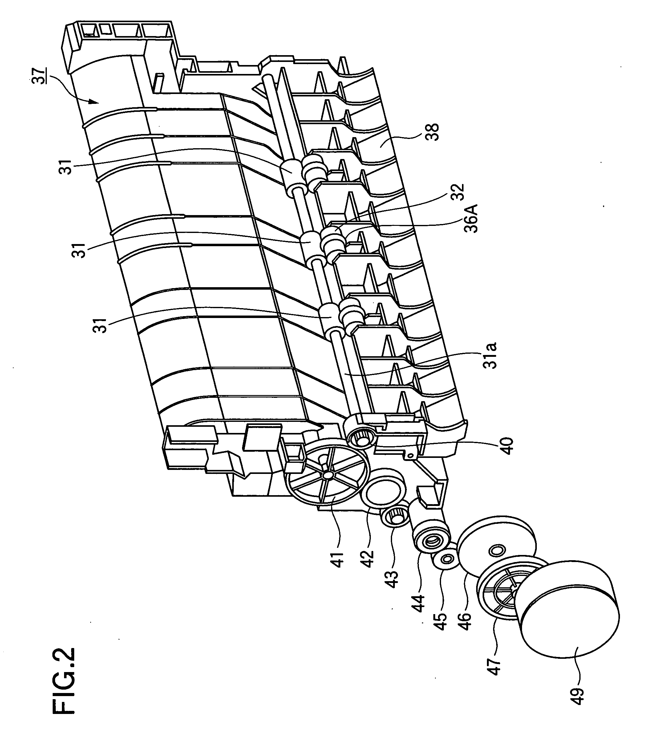 Medium discharging mechanism and image forming apparatus that employs the medium discharging mechanism